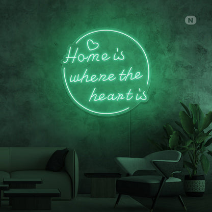 Home Is Where The Heart Is Led Neon Signs - Shineneon