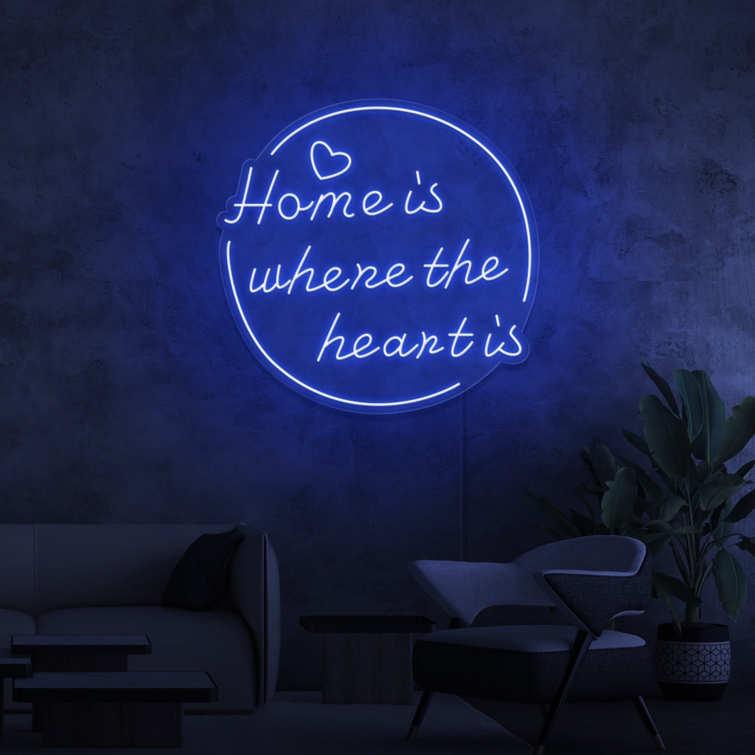 Home Is Where The Heart Is Led Neon Signs - Shineneon