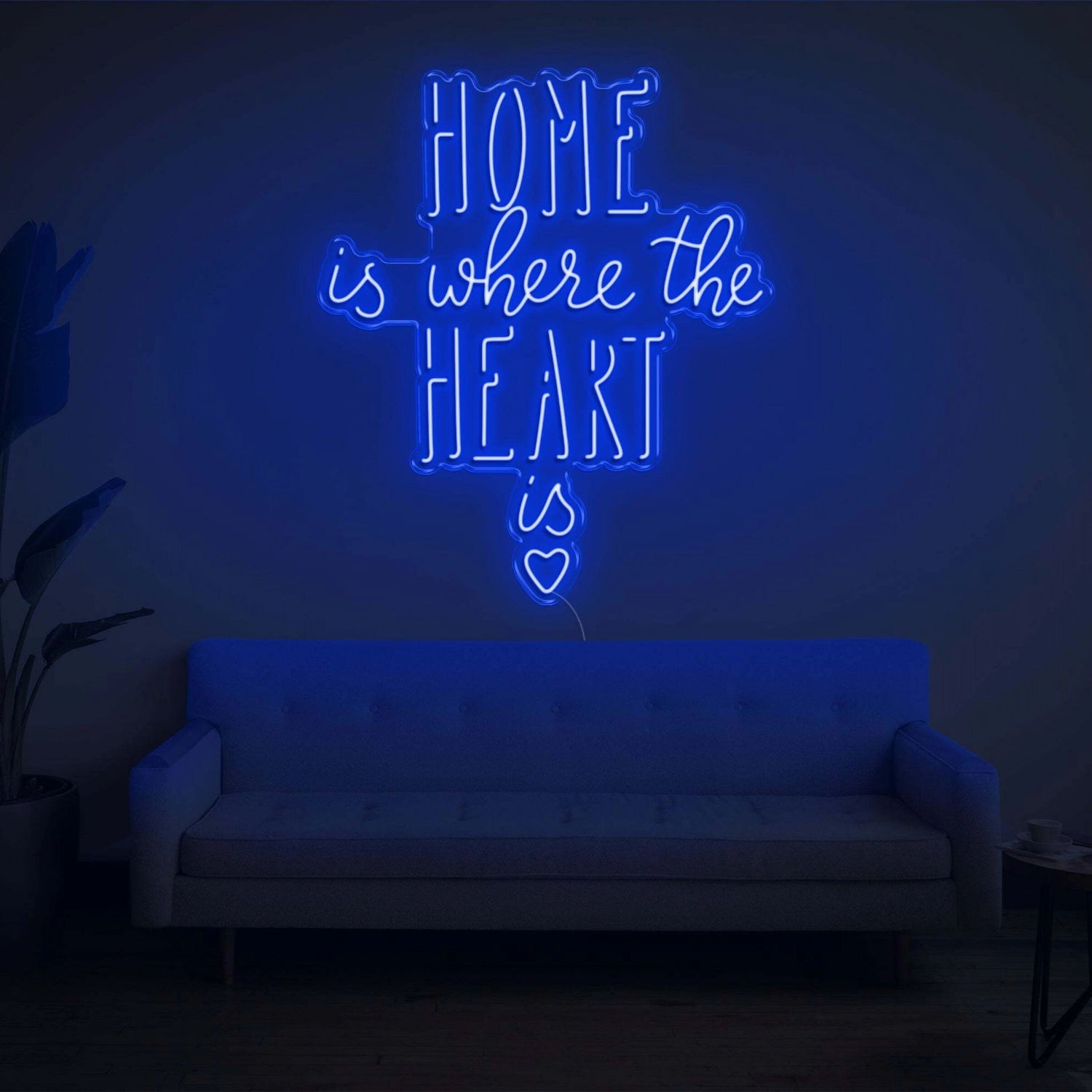 Home Is Where The Heart Is V2 Led Neon Sign | Shineneon