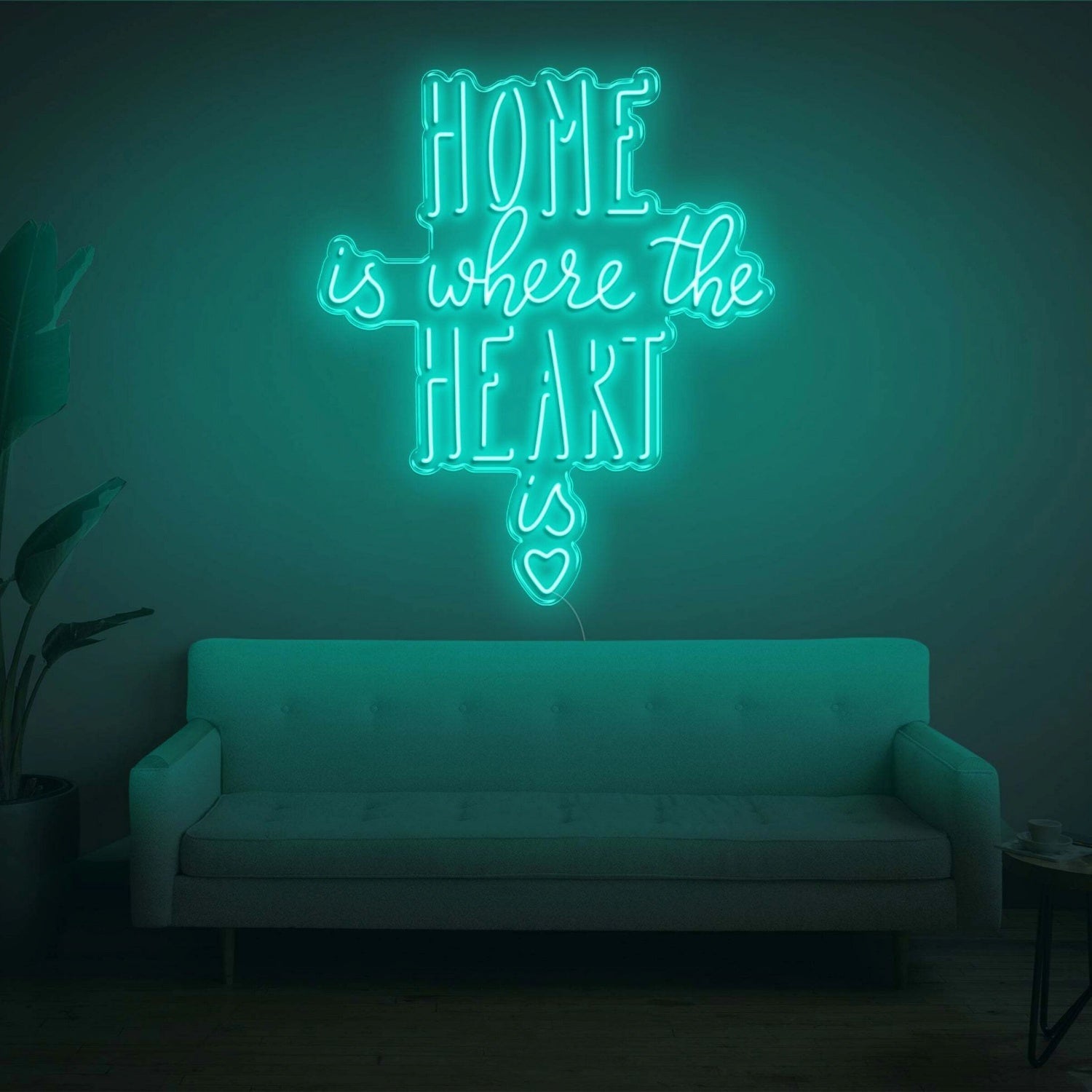 Home Is Where The Heart Is V2 Led Neon Sign - Shineneon