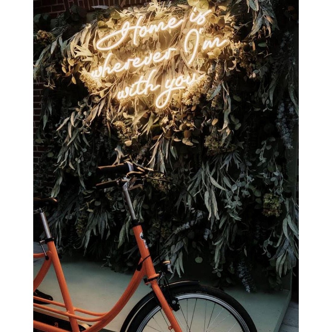 Home Is Wherever Im With You Neon Signs Neon Lights Led Neon Signs - Shineneon