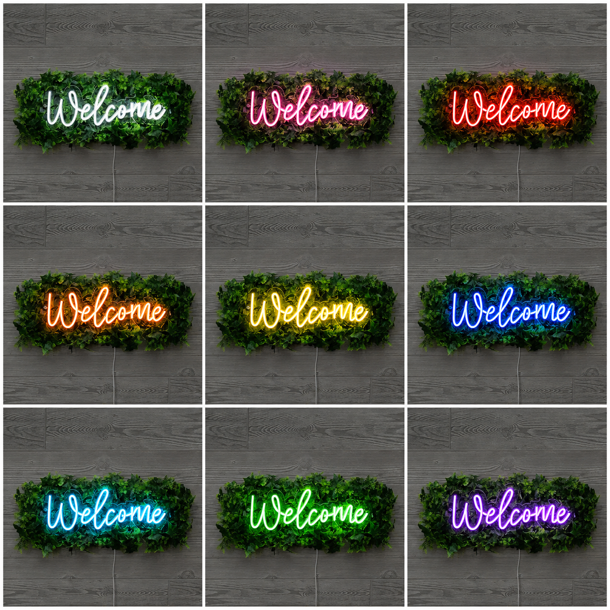 Home Lounge Wall Decor LED Neon Sign Home Decor color grid
