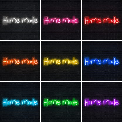 Home Mode Wall Decor LED Neon Sign - 05 Color Grid