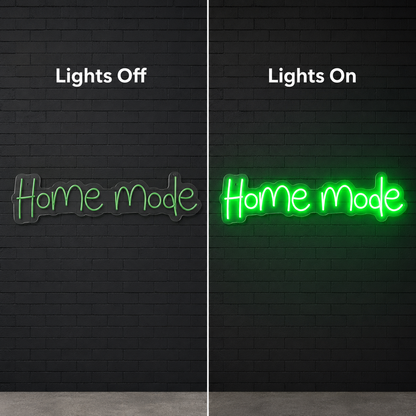 Home Mode Wall Decor LED Neon Sign - 06 Day Night Comparison