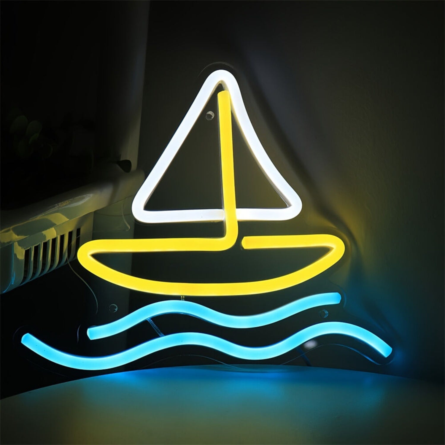 Home Office Or Coastal Bar The Boat In Sea Led Wall Led Neon Sign | Shineneon