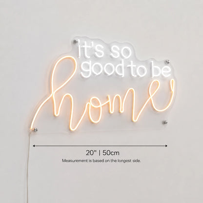 Home Script Wall Neon Sign LED Neon Sign size image