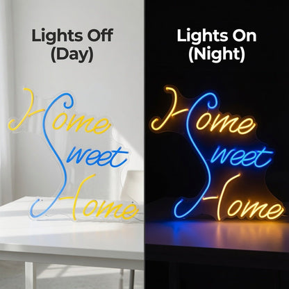 Home Sweet Home Handwritten LED Neon Sign - Shineneon