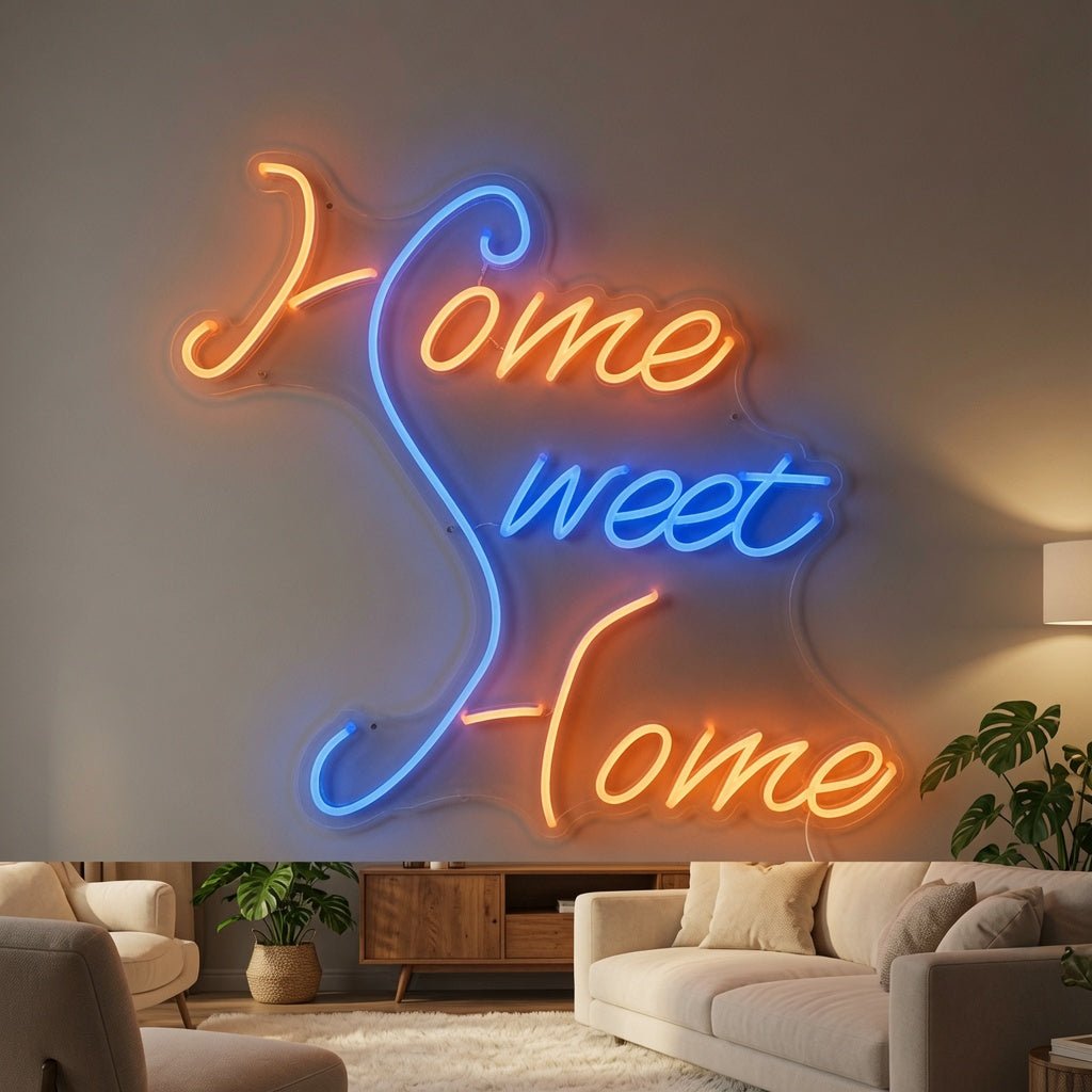 Home Sweet Home Handwritten LED Neon Sign - Shineneon