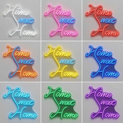 Home Sweet Home Handwritten LED Neon Sign - Shineneon
