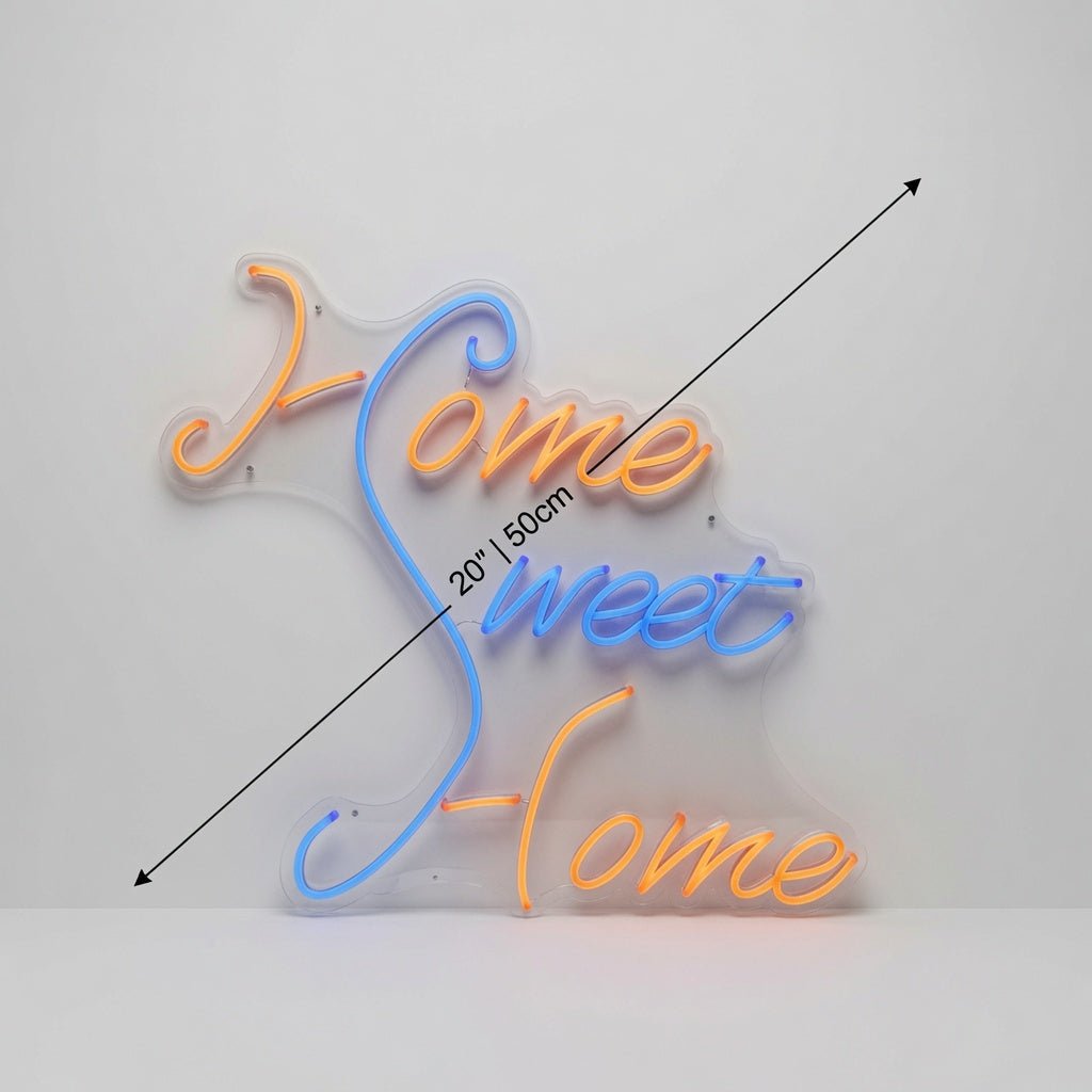 Home Sweet Home Handwritten LED Neon Sign - Shineneon
