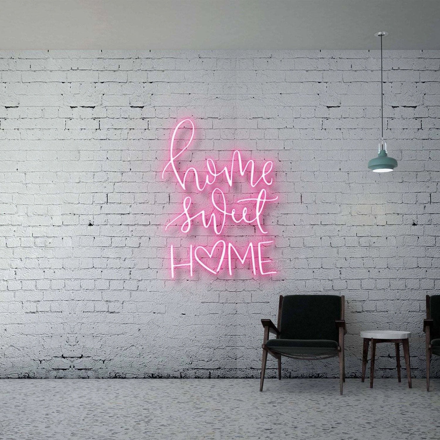 Home Sweet Home Heart Led Neon Sign - Shineneon