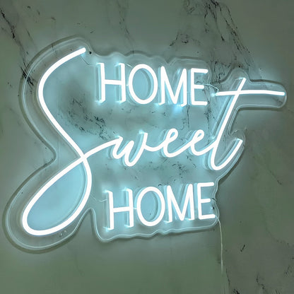 Home Sweet Home Led Neon Sign Abode With Comfort And Charm - Shineneon
