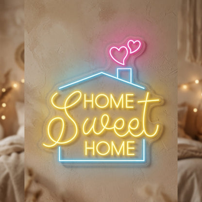 Home Sweet Home LED Neon Sign Bedroom Decor - 02 High-Converting Product Image