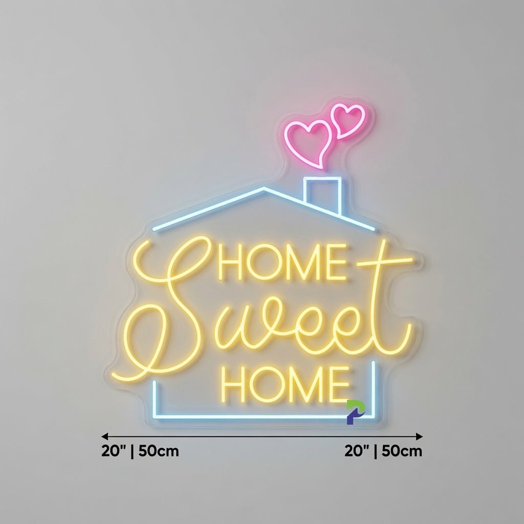 Home Sweet Home LED Neon Sign Bedroom Decor - Shineneon