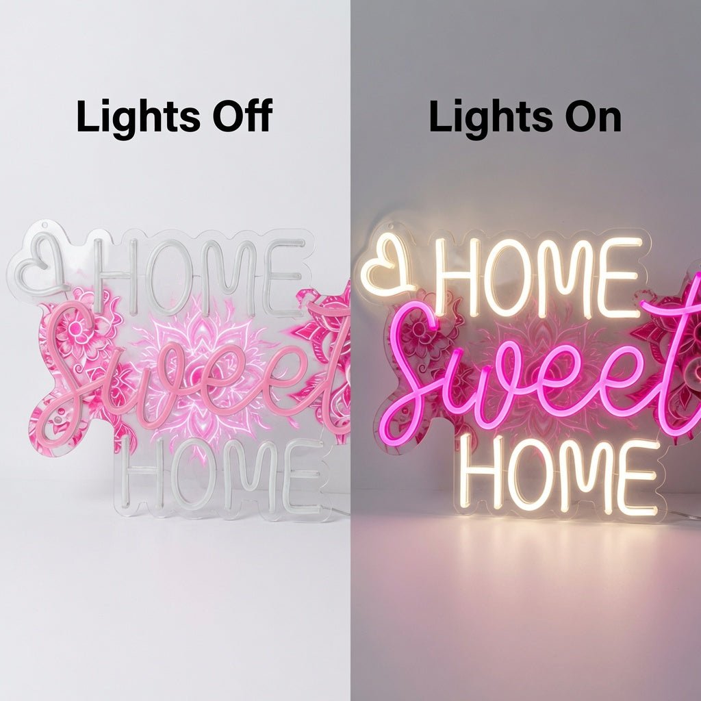 Home Sweet Home LED Neon Sign Home Decor - Shineneon