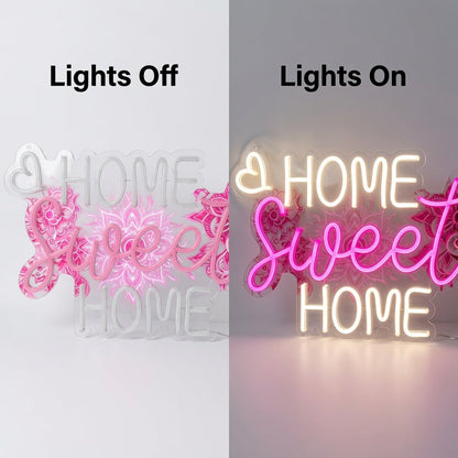 Home Sweet Home LED Neon Sign Home Decor - Shineneon