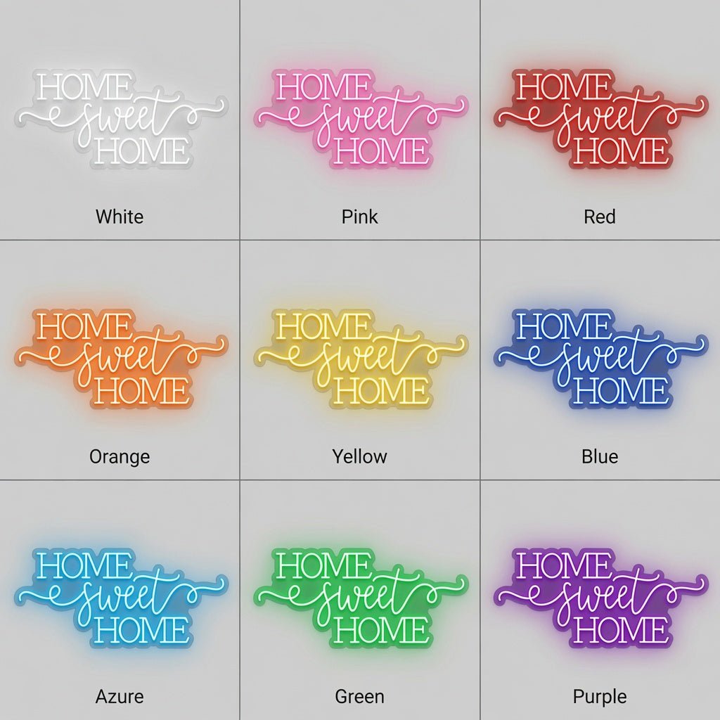 Home Sweet Home LED Neon Sign Home Wall Art - Shineneon
