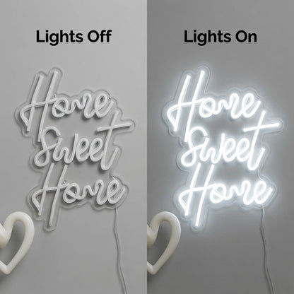 Home Sweet Home LED Neon Sign Living Room Decor - Shineneon