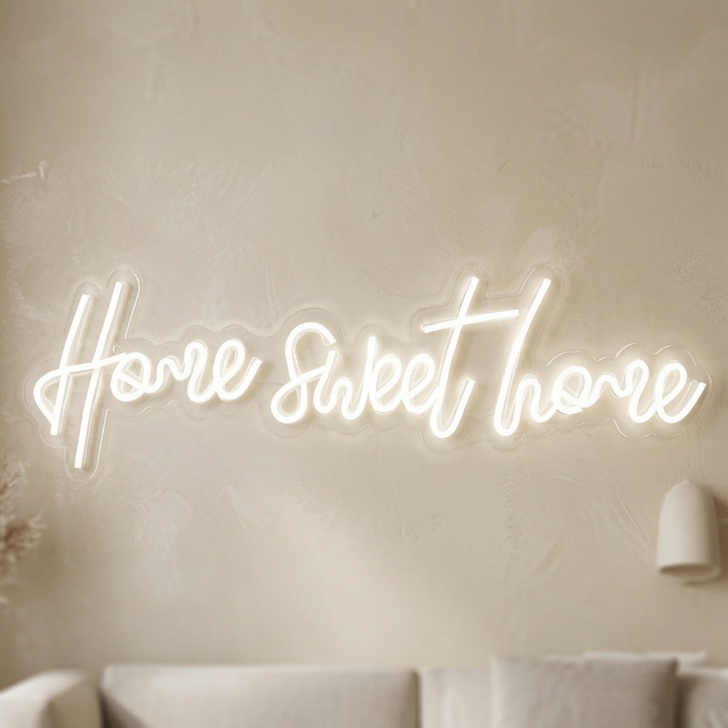 Home Sweet Home LED Neon Sign Living Room Decor Wall Neon Sign - 02 High-Converting Product Image