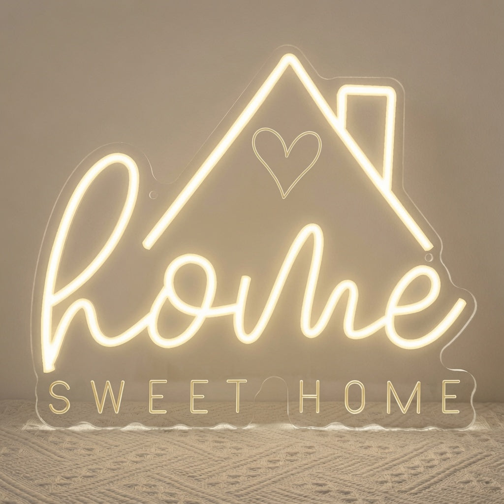 Home Sweet Home LED Neon Sign Wall Art - 01 Original Product Image