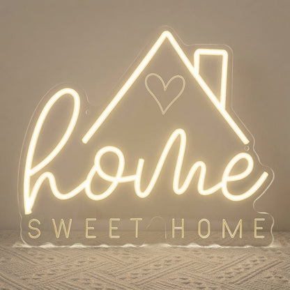 Home Sweet Home LED Neon Sign Wall Art Wall Neon Sign - Shineneon