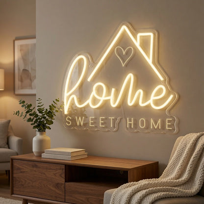 Home Sweet Home LED Neon Sign Wall Art Wall Neon Sign - Shineneon