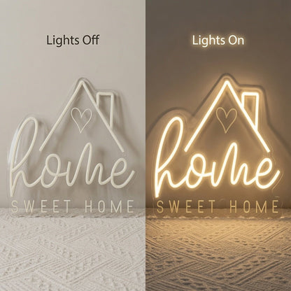 Home Sweet Home LED Neon Sign Wall Art Wall Neon Sign - Shineneon