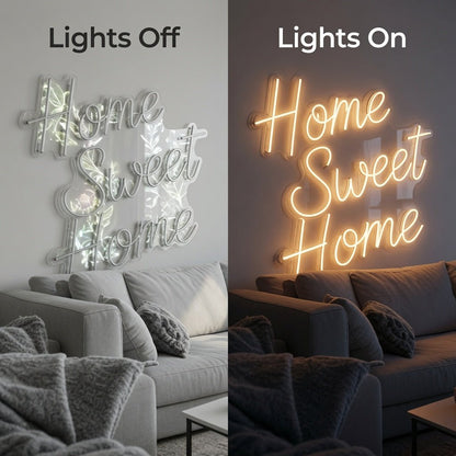 Home Sweet Home LED Neon Sign Wall Neon Sign - Shineneon