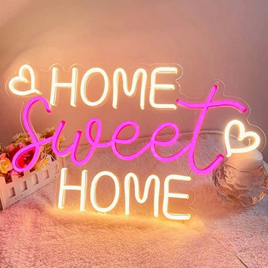 Home Sweet Home Led Sign Business Neon Sign Wall Decor