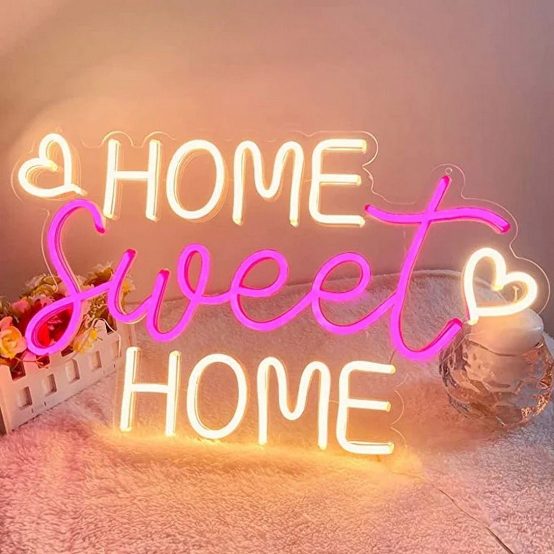 Home Sweet Home Led Sign Business Neon Sign Wall Decor - Shineneon