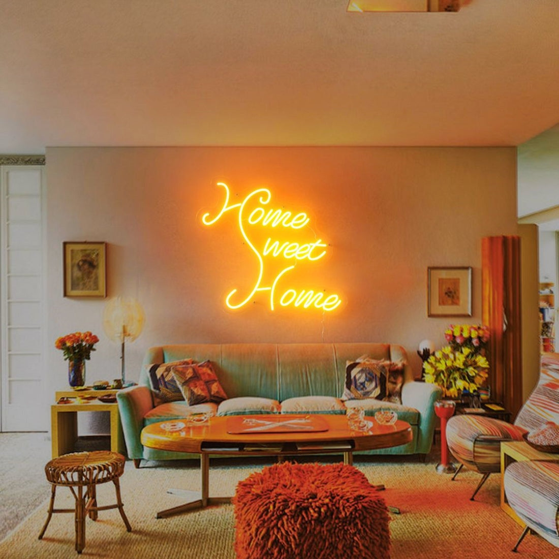 Home Sweet Home Led Sign Business Neon Signs Wall Art