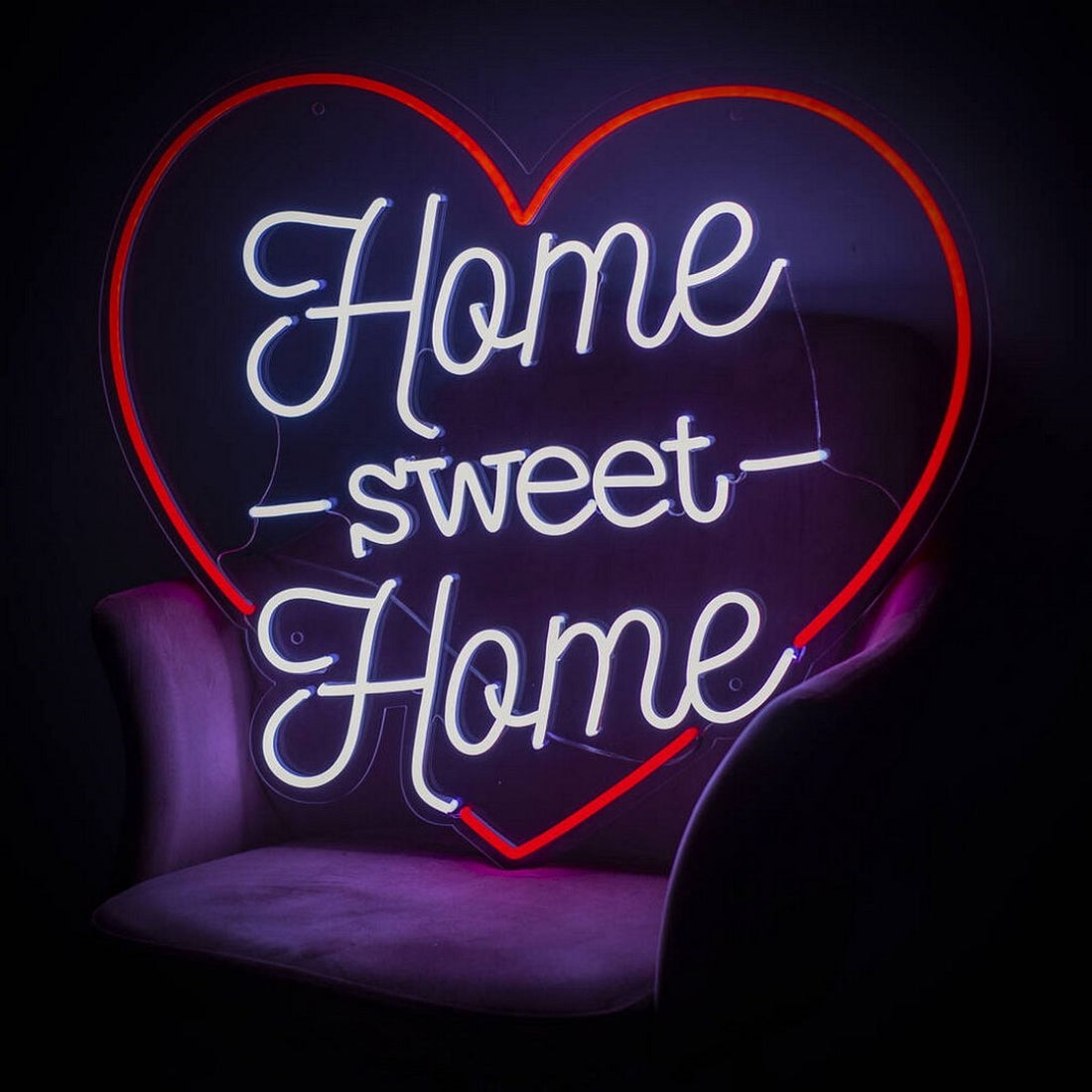 Home Sweet Home Led Sign Business Neon Signs Wall Art Decor