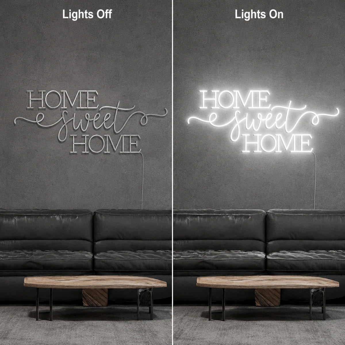 Home Sweet Home Man Cave LED Neon Sign - Shineneon
