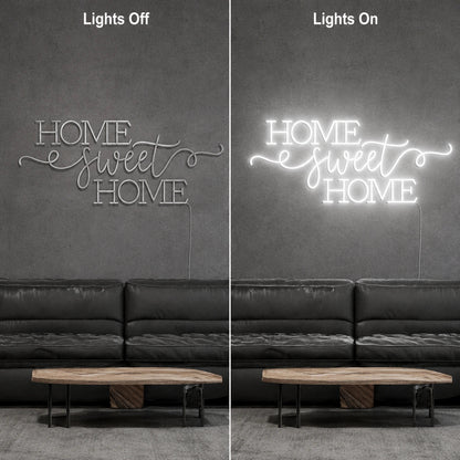 Home Sweet Home Man Cave LED Neon Sign - Shineneon