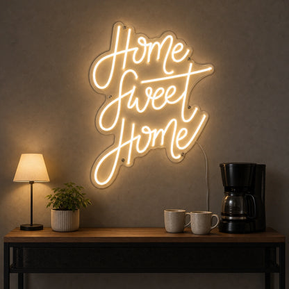 Home Sweet Home Man Cave LED Neon Sign Man Cave Neon Sign size image
