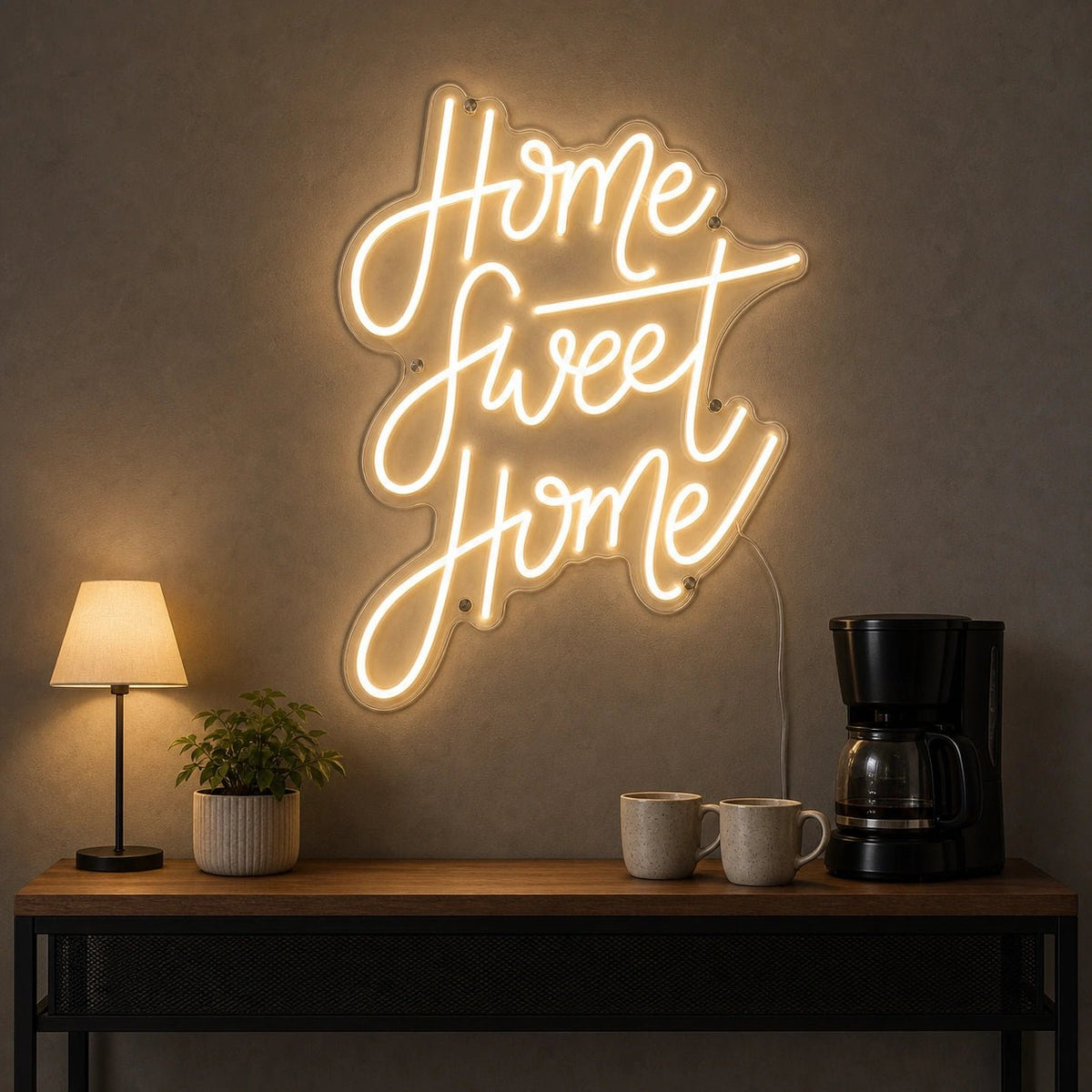 Home Sweet Home Man Cave LED Neon Sign Man Cave Neon Sign - Shineneon