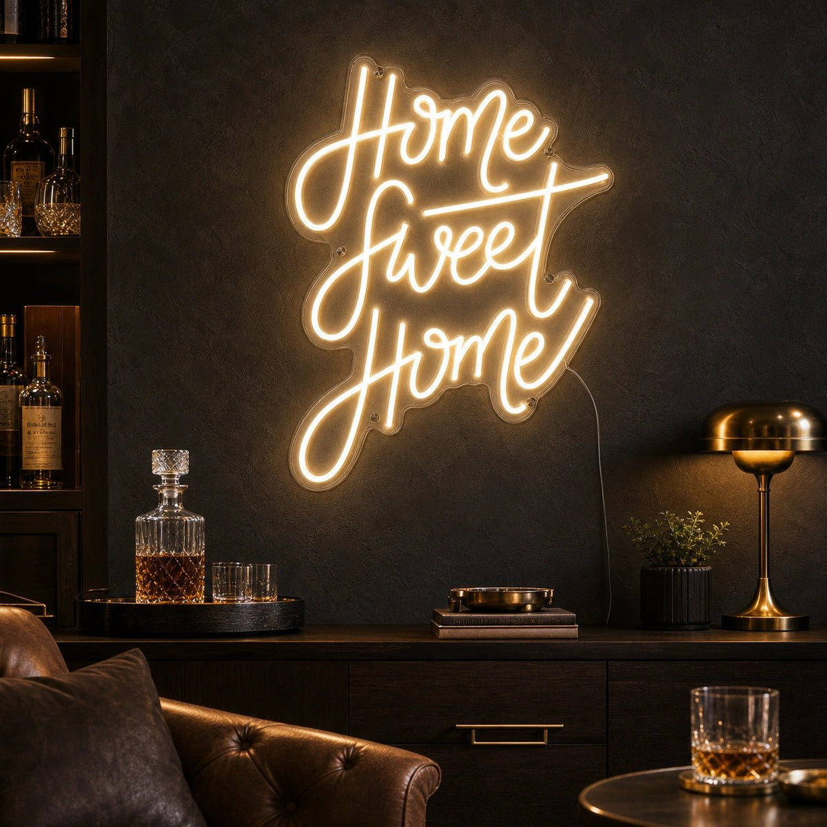Home Sweet Home Man Cave LED Neon Sign Man Cave Neon Sign - Shineneon