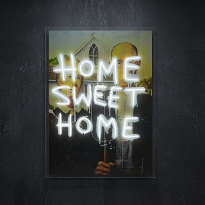 Home Sweet Home Minimal LED Neon Sign Wall Neon Sign - Shineneon