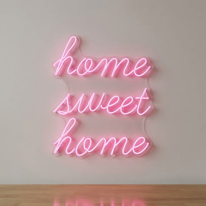 Home Sweet Home Minimal Wall Decor LED Neon Sign Wall Neon Sign - Shineneon