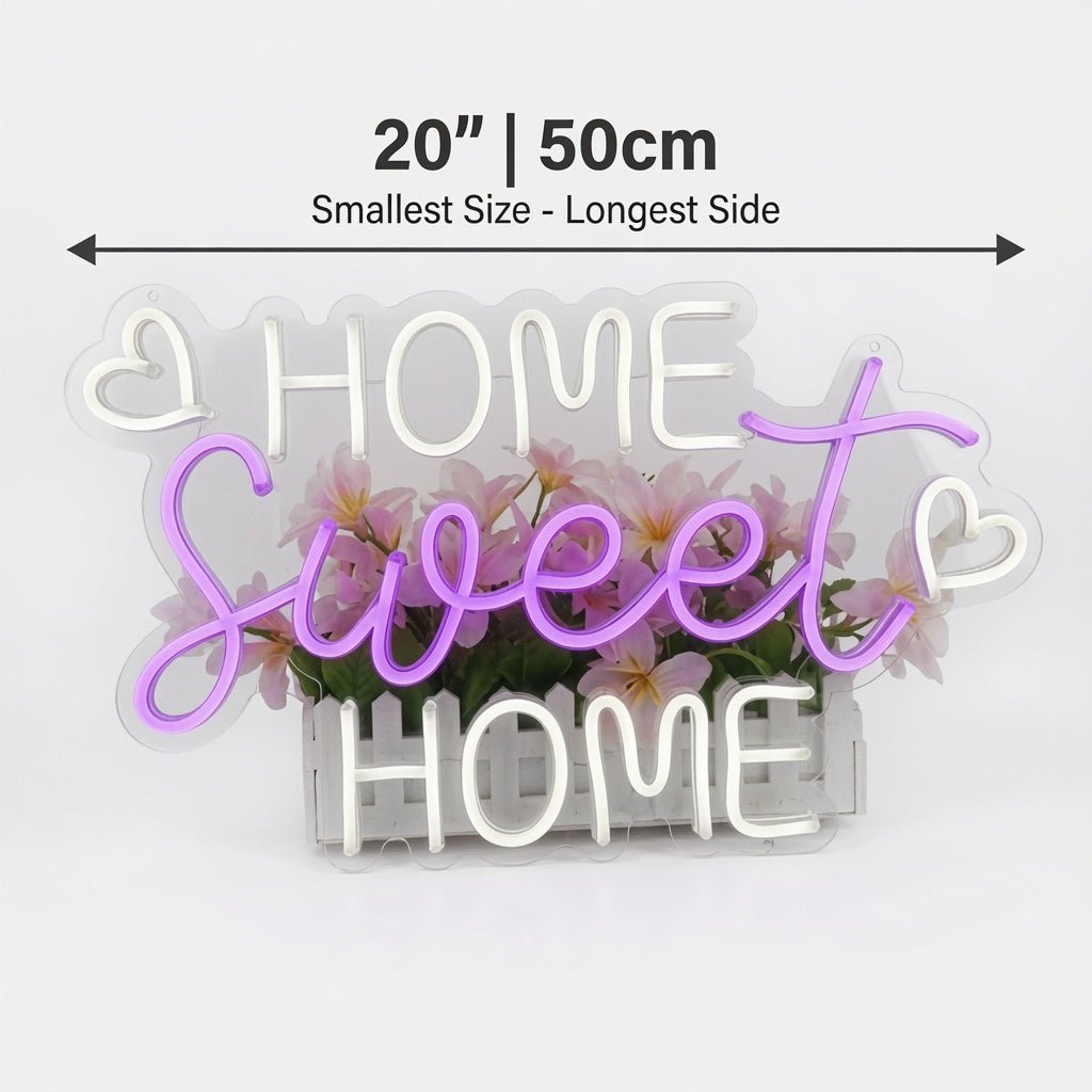 Home Sweet Home Modern LED Neon Sign Wall Neon Sign - Shineneon
