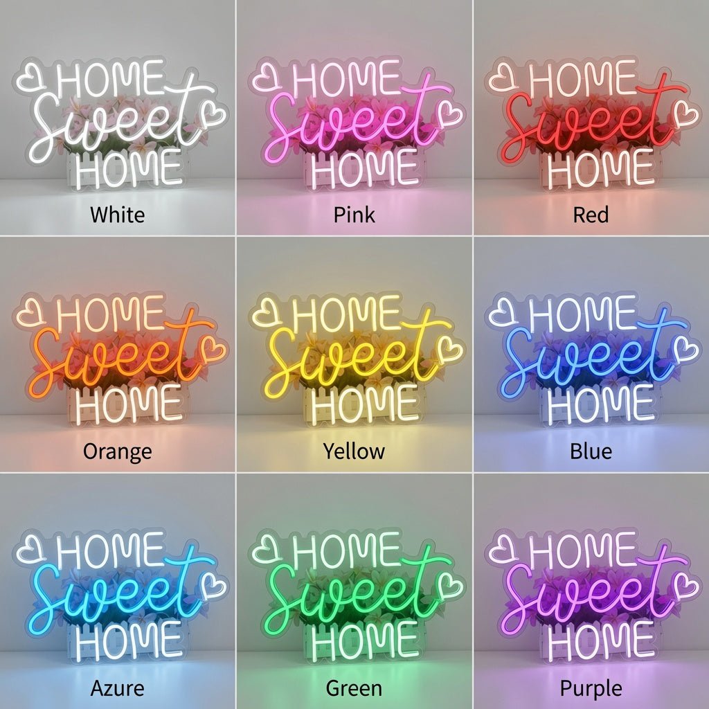 Home Sweet Home Modern LED Neon Sign Wall Neon Sign - Shineneon