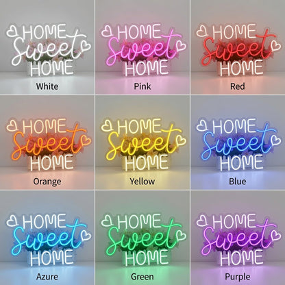 Home Sweet Home Modern LED Neon Sign Wall Neon Sign - Shineneon