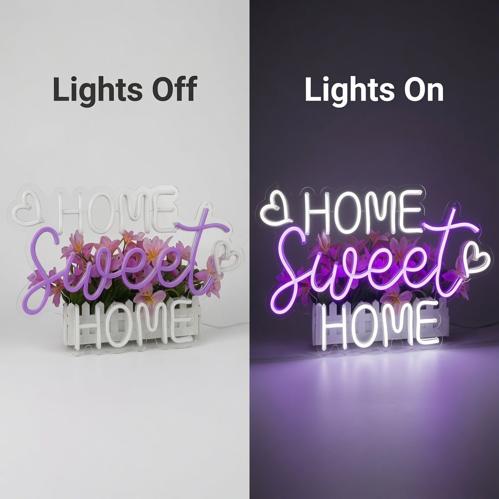 Home Sweet Home Modern LED Neon Sign Wall Neon Sign - Shineneon
