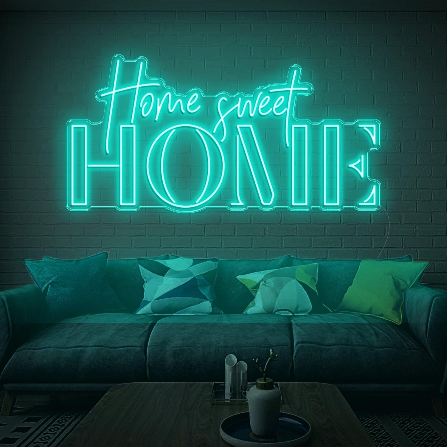Home Sweet Home Red Script-Bold Led Neon Sign For Cozy Indoor Wall Decor | Shineneon