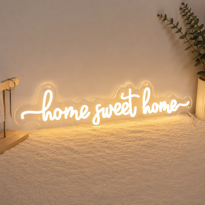 Home Sweet Home Script Bedroom LED Neon Sign Wall Art main product image