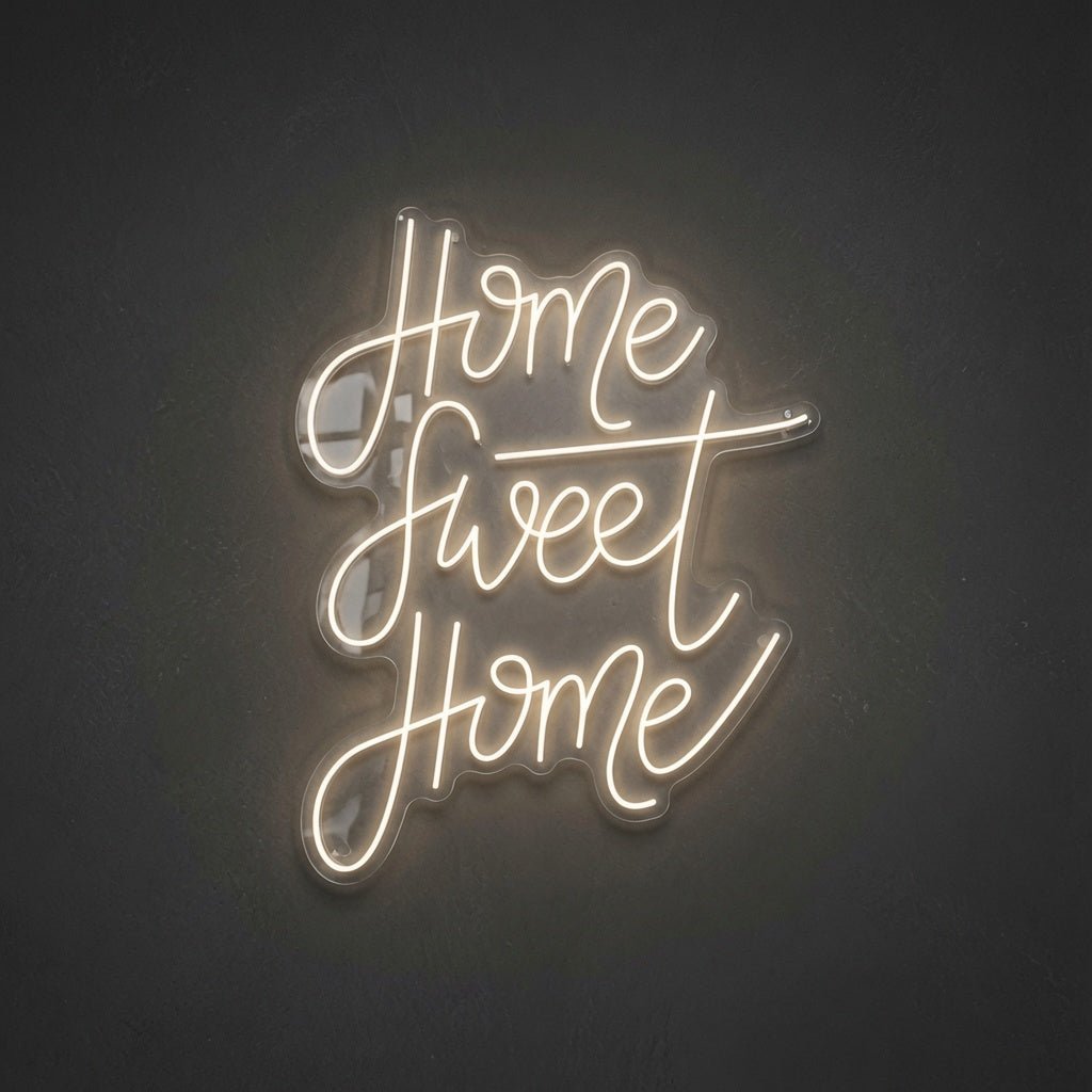 Home Sweet Home Script LED Neon Sign - Shineneon
