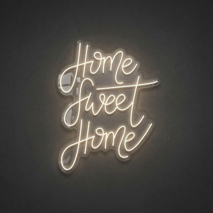 Home Sweet Home Script LED Neon Sign - Shineneon