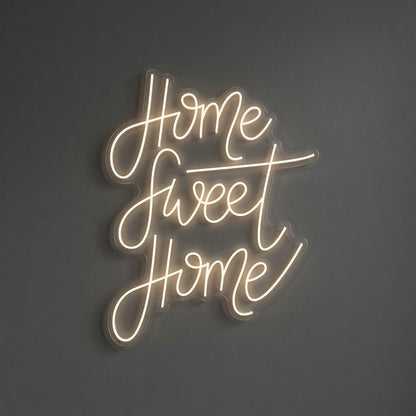 Home Sweet Home Script LED Neon Sign - Shineneon
