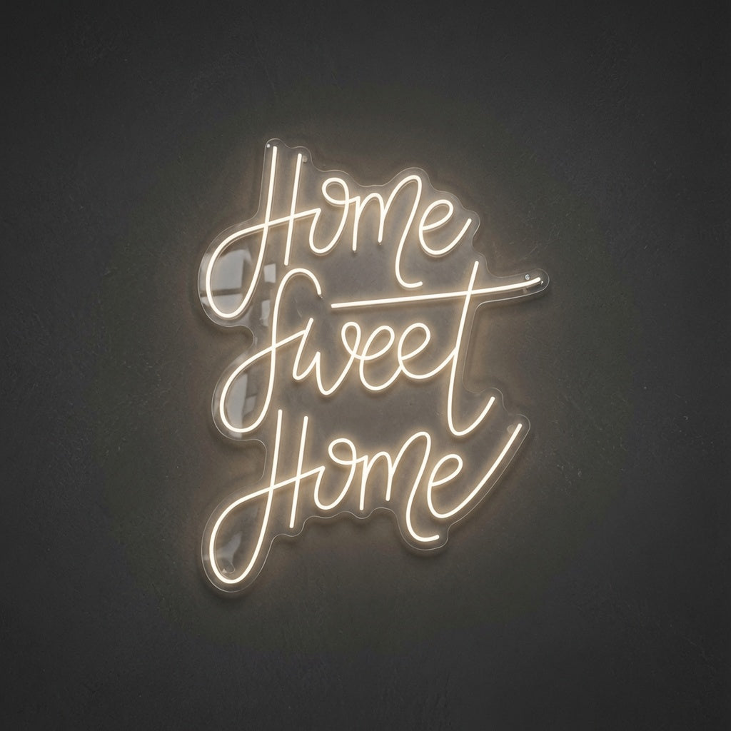 Home Sweet Home Script LED Neon Sign Wall Neon Sign - 02 High-Converting Product Image