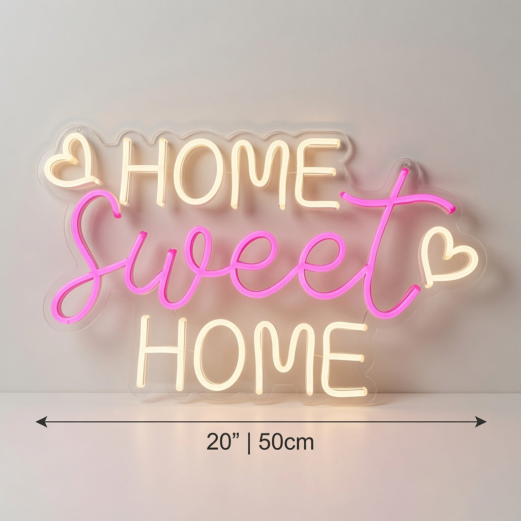 Home Sweet Home Wall Decor LED Neon Sign - 04 Size Image